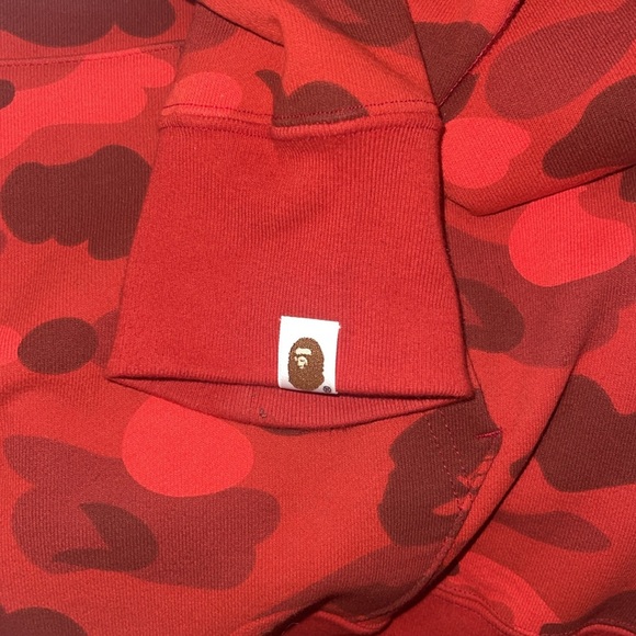 Bape Red hoodie - Picture 4 of 5